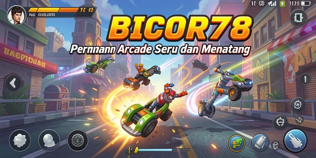 Tampilan gameplay seru dari BIGCOR78 dengan banyak aksi menantang.