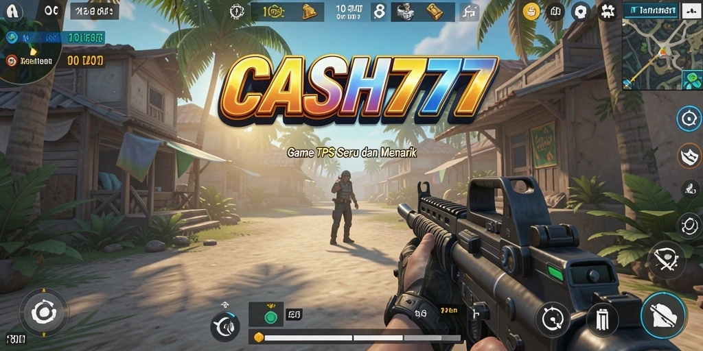 Screenshot menunjukkan aksi permainan TPS yang menegangkan.