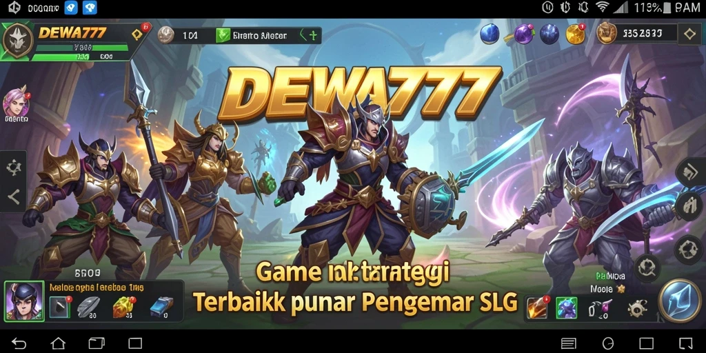 Tampilan gameplay yang penuh strategi dan aksi menarik di DEWA777.