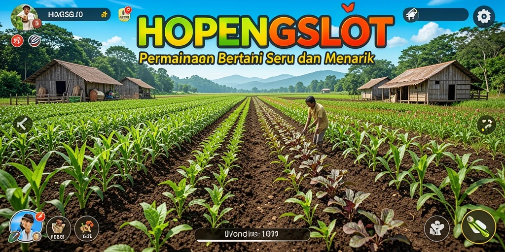 Tangkapan layar HOPENGSLOT menampilkan ladang yang subur dengan berbagai tanaman.