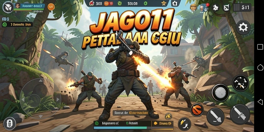 Gameplay JAGO11 yang penuh aksi dan menegangkan.