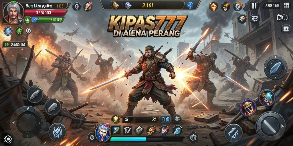 Gameplay KIPAS777 yang intens dalam pertarungan Fighting.
