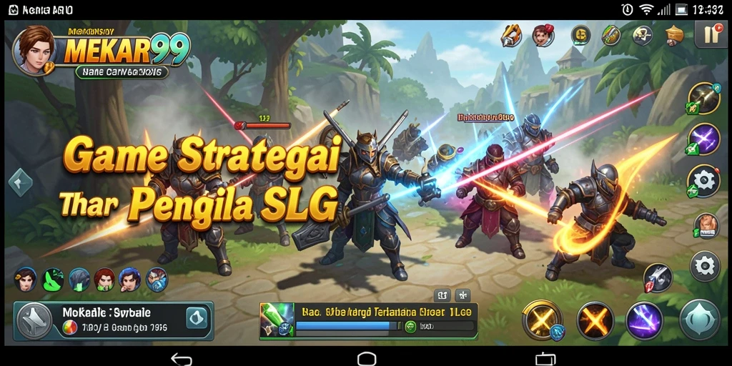Tampilan gameplay strategis yang seru di MEKAR99.