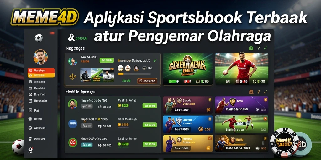 Screenshot gameplay menunjukkan interaksi dan fitur taruhan dalam MEME4D.