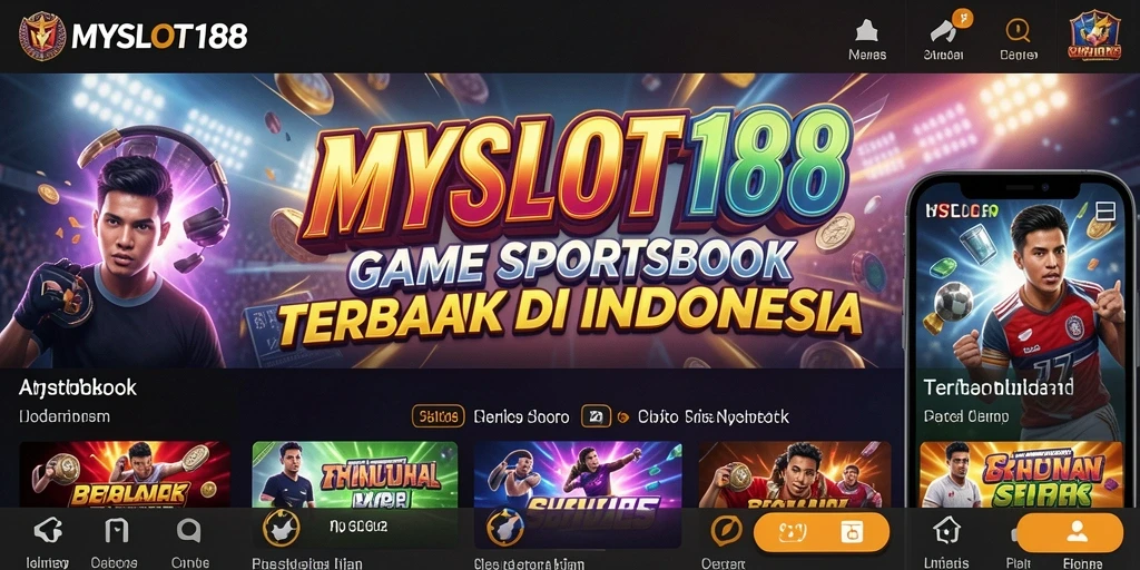 Tampilan gameplay MYSLOT188 dengan taruhan olahraga yang menarik.