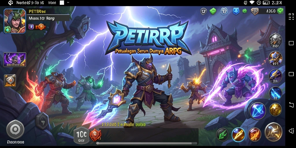 Gameplay seru dengan aksi epik dalam PETIRRP.
