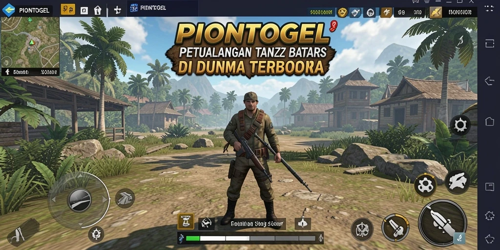Gameplay PIONTOGEL dengan petualangan seru di dunia terbuka.