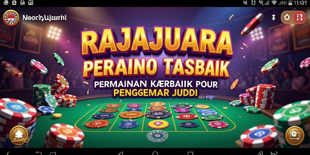 Screenshot RAJAJUARA menampilkan gameplay Kasino yang mendebarkan.