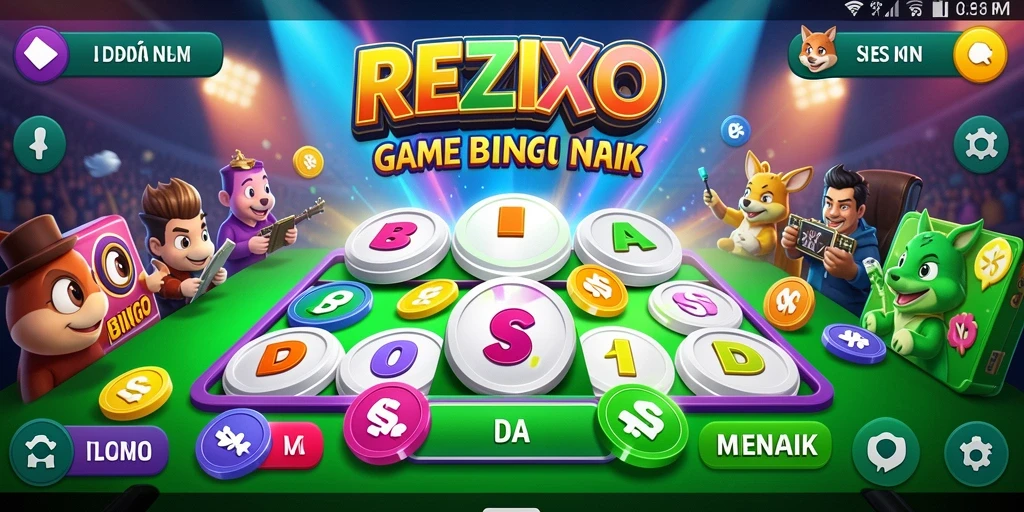 Tampilan menarik gameplay Bingo di REZIXO.