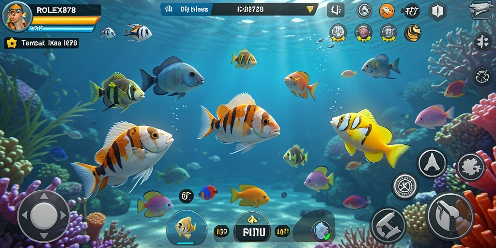 Gambar menampilkan momen seru saat menangkap ikan di ROLEX878.