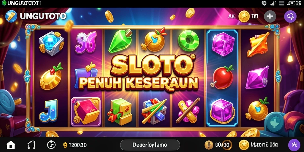 Tampilan menarik gameplay Slot UNGUTOTO.