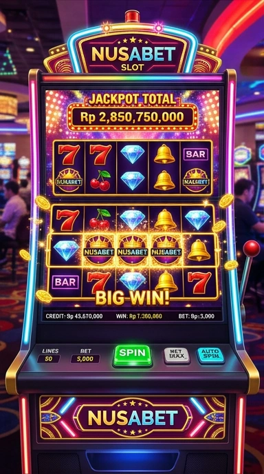Tampilan utama aplikasi nusabet yang ramah pengguna.